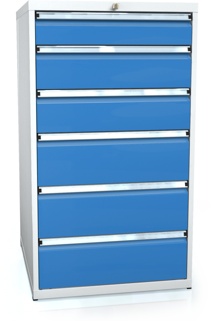 Drawer cabinet 1240 x 710 x 750 - 6x drawers